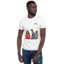 T-Shirt Blanc Homme qui se retourne meme